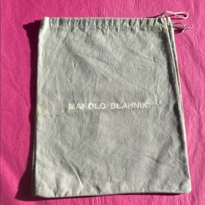 Manolo Blahnik Gray Shoe Bags